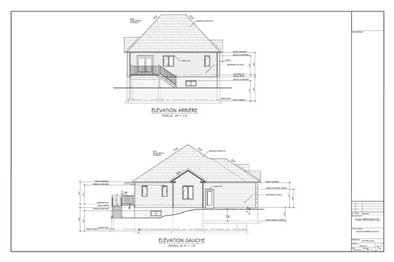 Architecture: Projet résidentiel